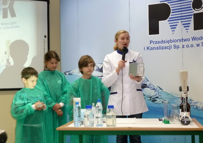 W szkole o zaletach szczecineckiej kranówki