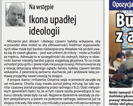 Jerzy Gasiul: Ikona upadłej ideologii