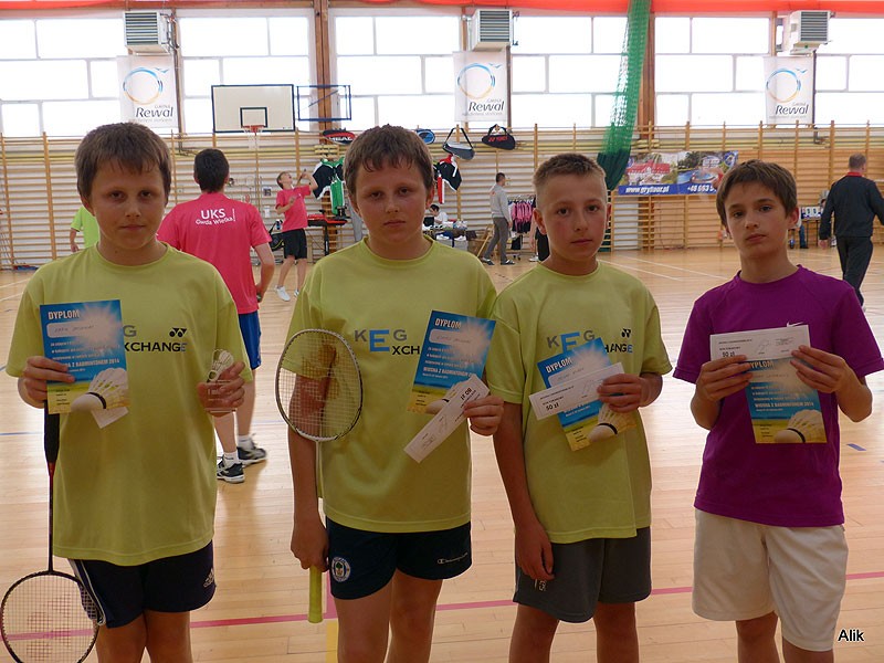  Grad medali badmintonistów z Gwdy Wielkiej