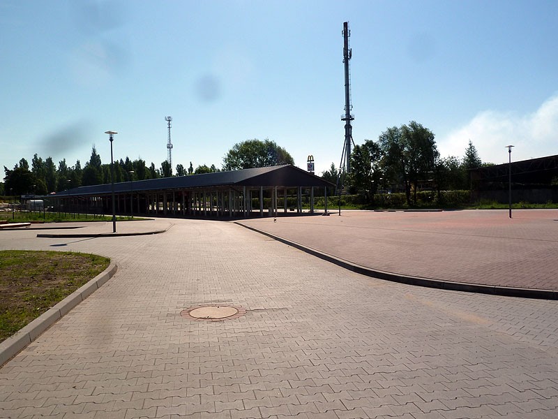 Szczecinecki rynek z poślizgiem