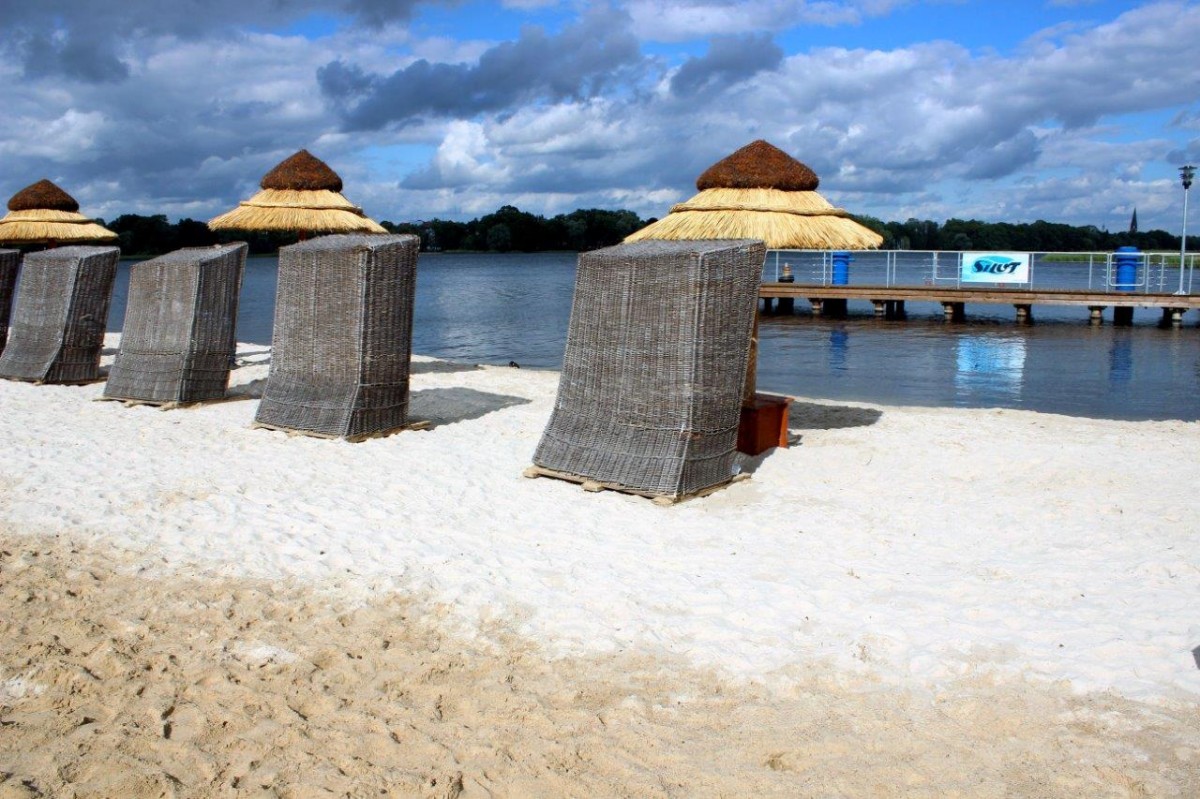 Piasek z plaży w Łebie na Mysiej Wyspie