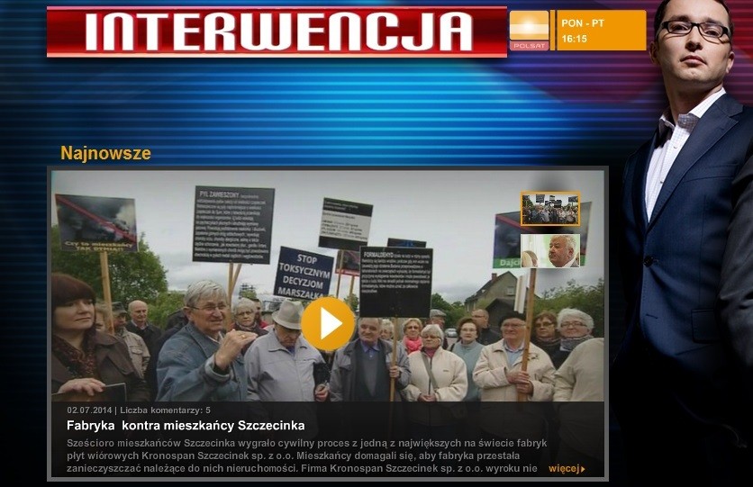 Szczecinek w polsatowskiej 