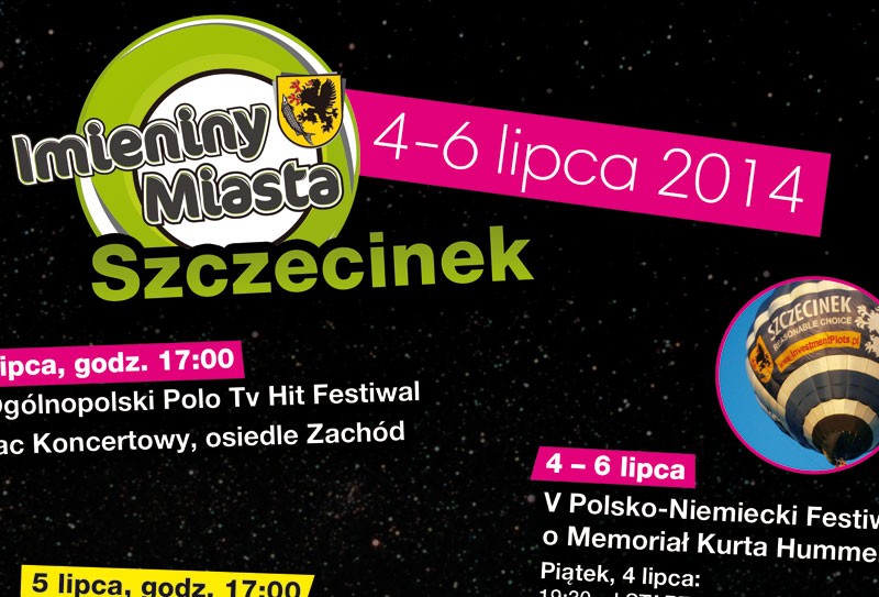 Imieniny Szczecinka. Informator imprezowy - co, jak, gdzie