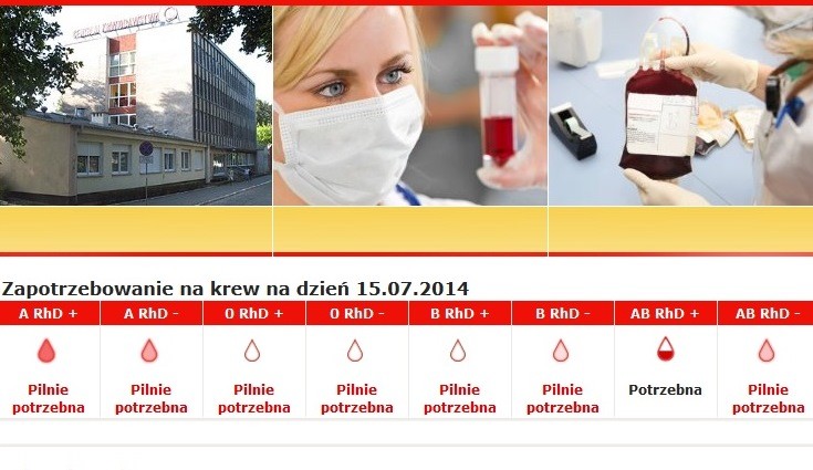 W bankach pusto. Krew pilnie potrzebna