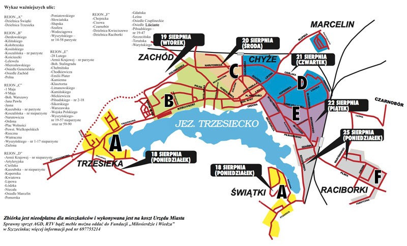 Zbiórka gratów już niedługo (pobierz mapkę)