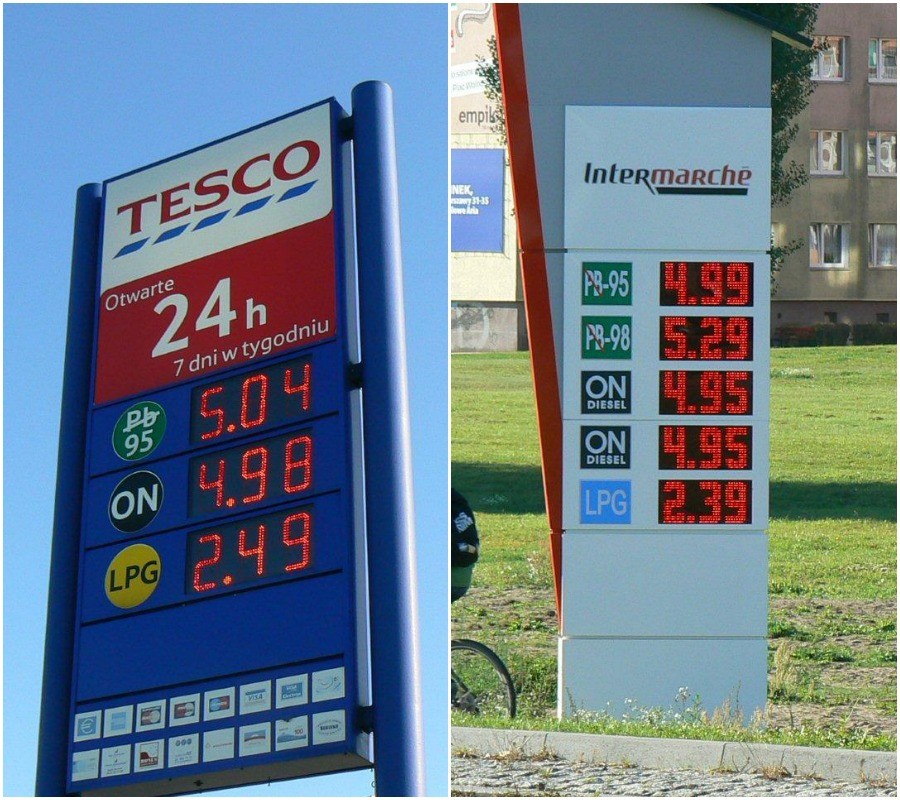 Jedno rondo, trzy stacje paliw. Ceny zwariowały?