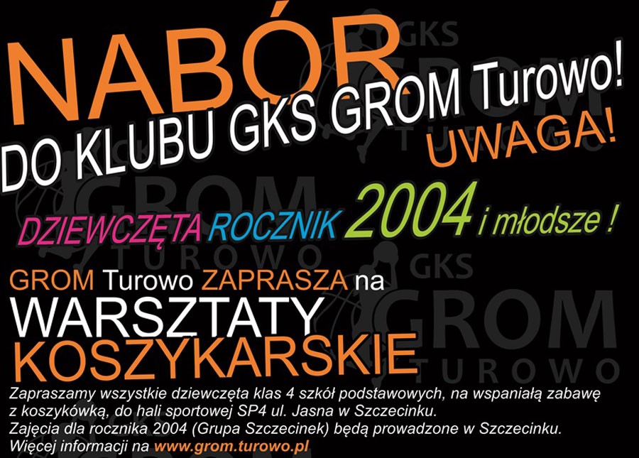 Grom Turowo zaprasza na treningi