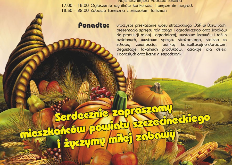 Zapraszamy na dożynki powiatowe!