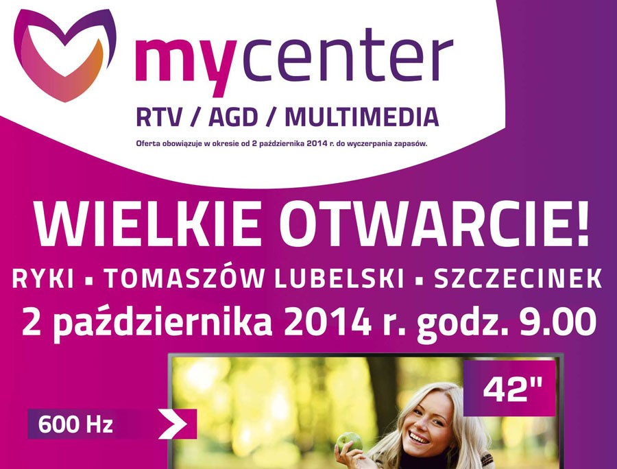 My center w Szczecinku! W czwartek otwarcie