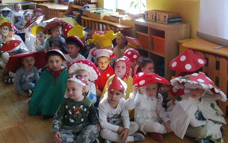 Przedszkolaki znają się na grzybach