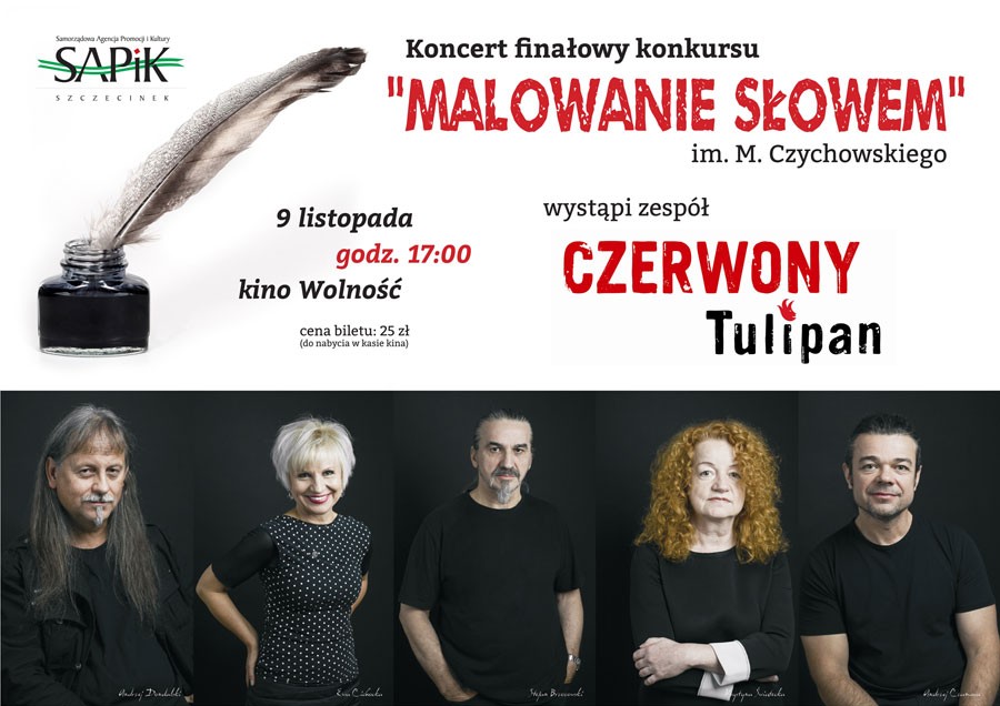 Czerwony Tulipan zagra na finale Malowania Słowem