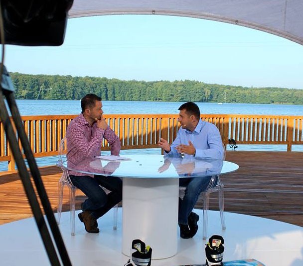 Szkło Kontaktowe, magazyn TVN24, znad Trzesiecka! 