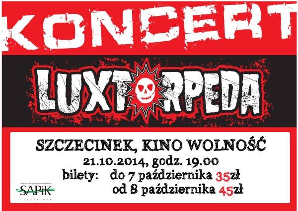 Koncert Luxtorpedy już jutro. Wygraj bilet! (akt.)