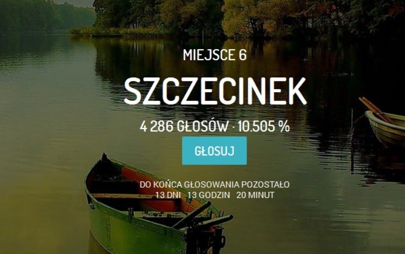 Szczecinek może być ulubionym miastem w Zumi.pl