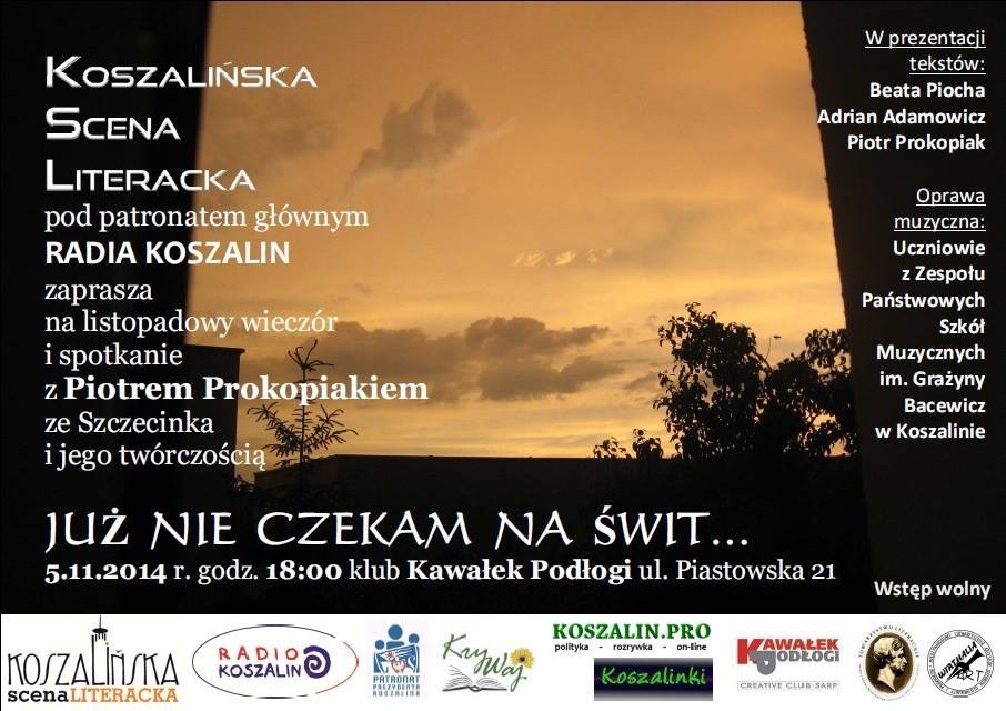 Piotr Prokopiak spotka się z czytelnikami, ale w Koszalinie
