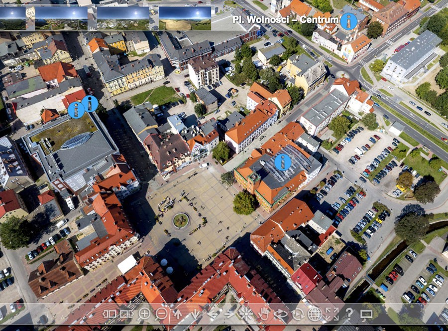 Miasto nieco z góry. Panoramy dla mieszkańców, turystów i przedsiębiorców
