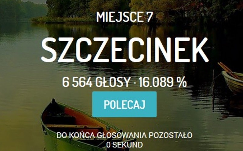 Szczecinek siódmy w Polsce