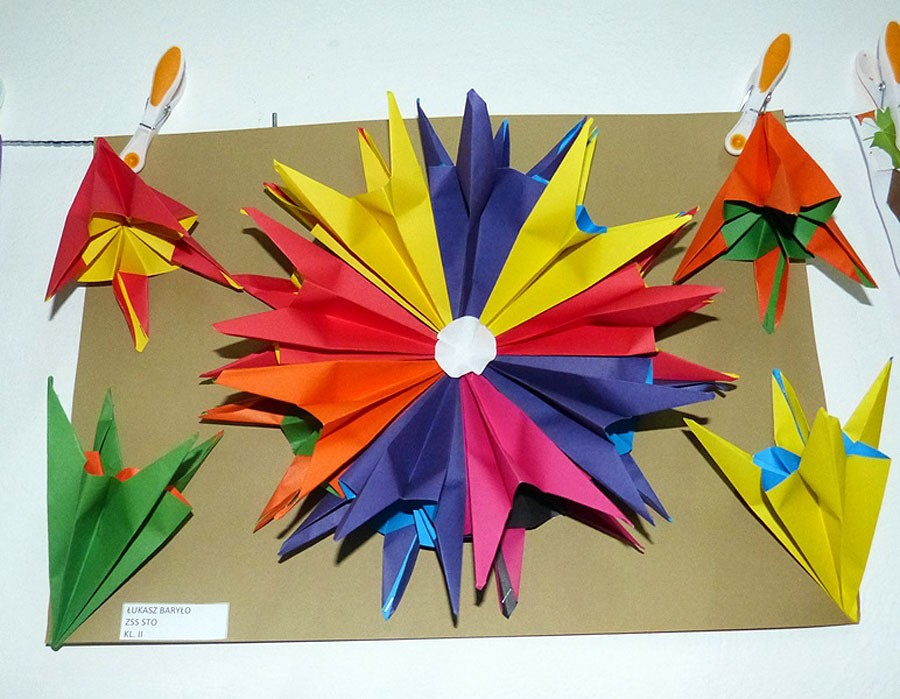 Jesienne origami. Finał konkursu w STO