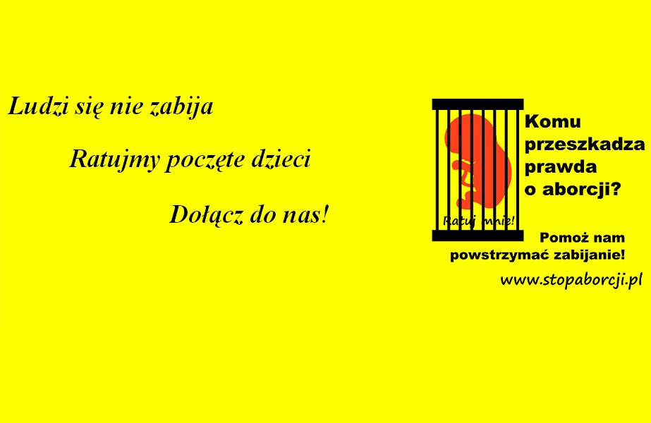 Walczą z aborcją, szkolą 