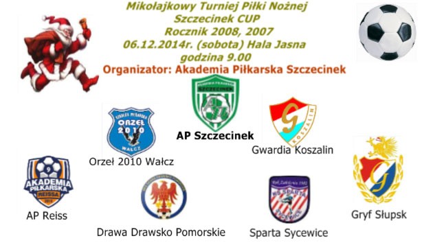 Mikołajkowe turnieje piłkarskie. Zaproszenie