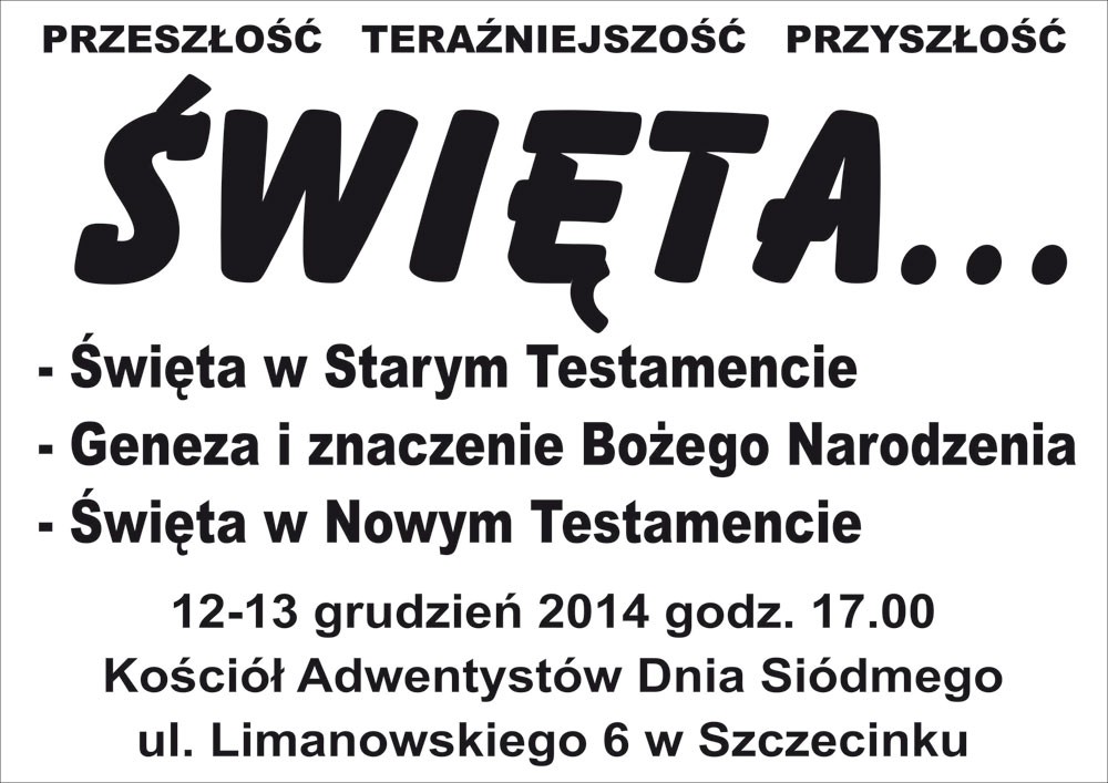 Święta. Geneza, sens i cel
