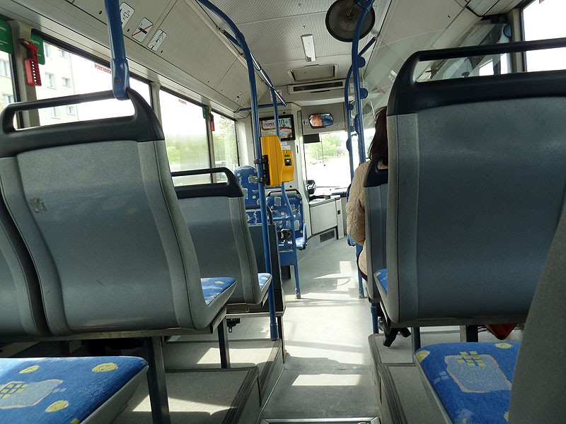 Autobusy miejskie w wersji świątecznej