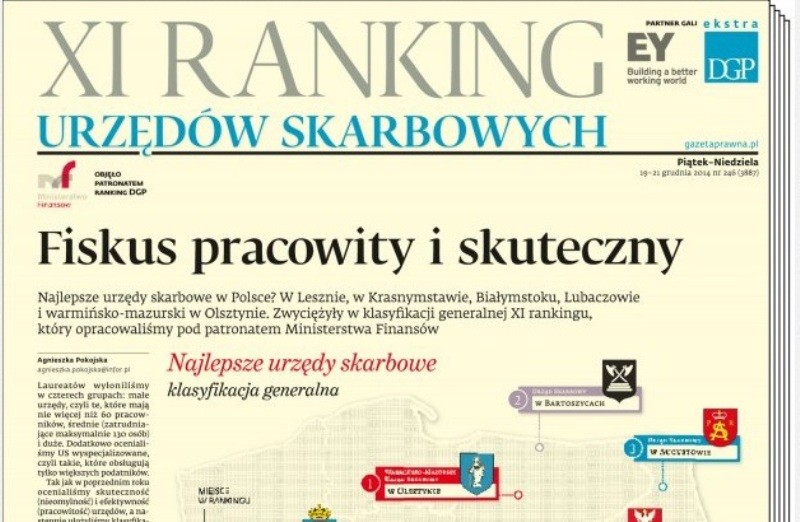 Nasza skarbówka jedną z najlepszych w kraju