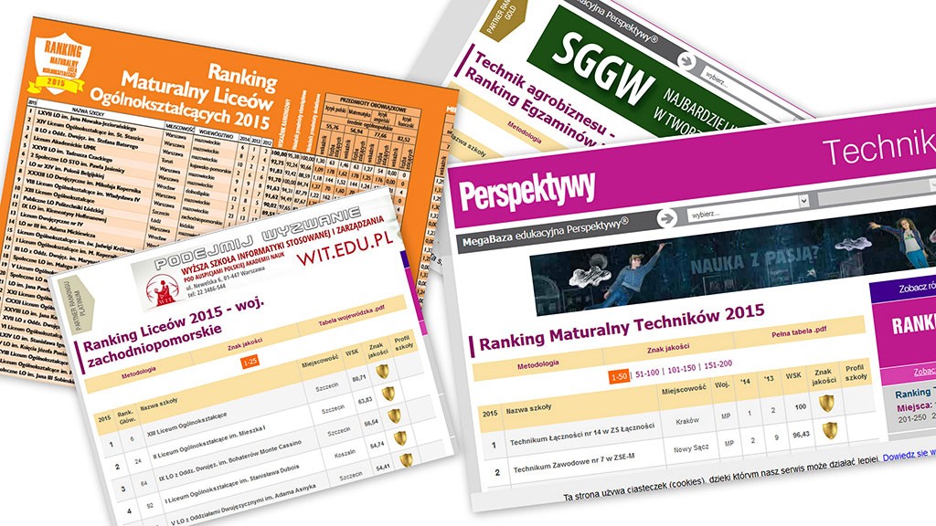 Szczecineckie licea i technika wysoko w Polsce