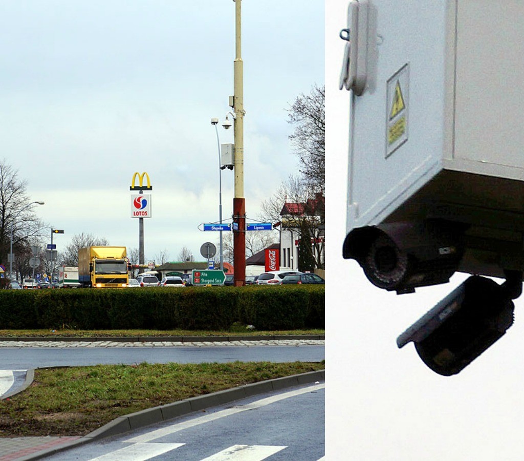 Nowe trzy kamery na rondzie w Szczecinku. Co pokazują i komu?