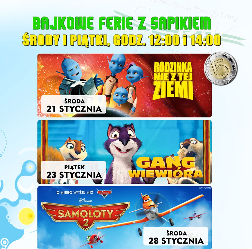 Ferie w sali kinowej. Czemu nie? Dodatkowe seanse!