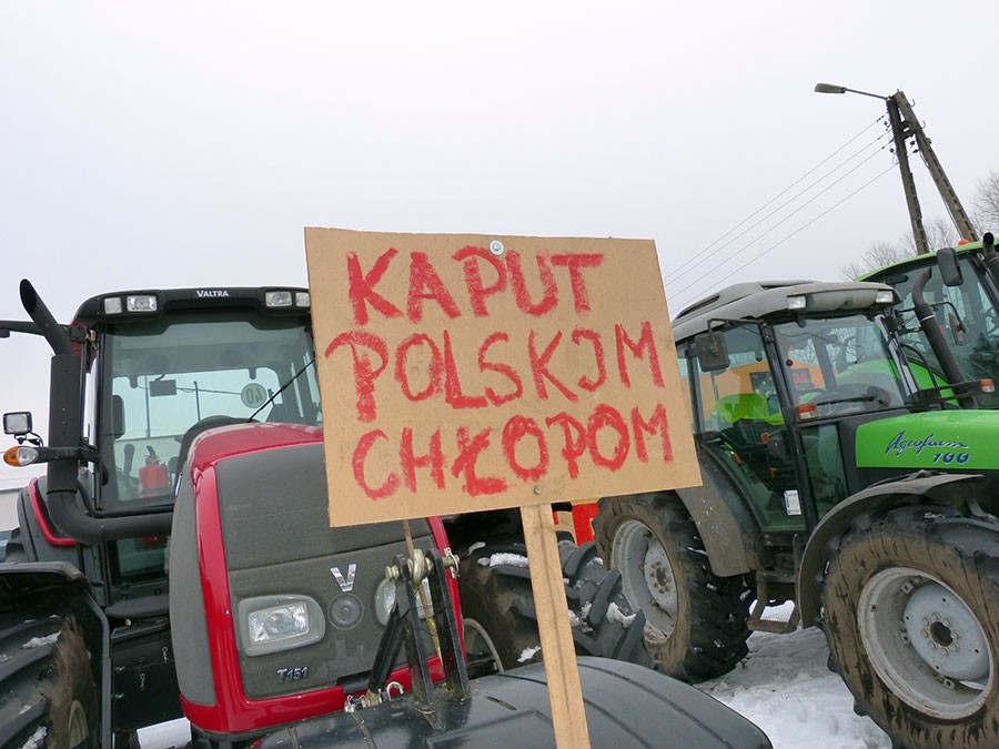 Kaput polskim chłopom, czyli protest w Szczecinku
