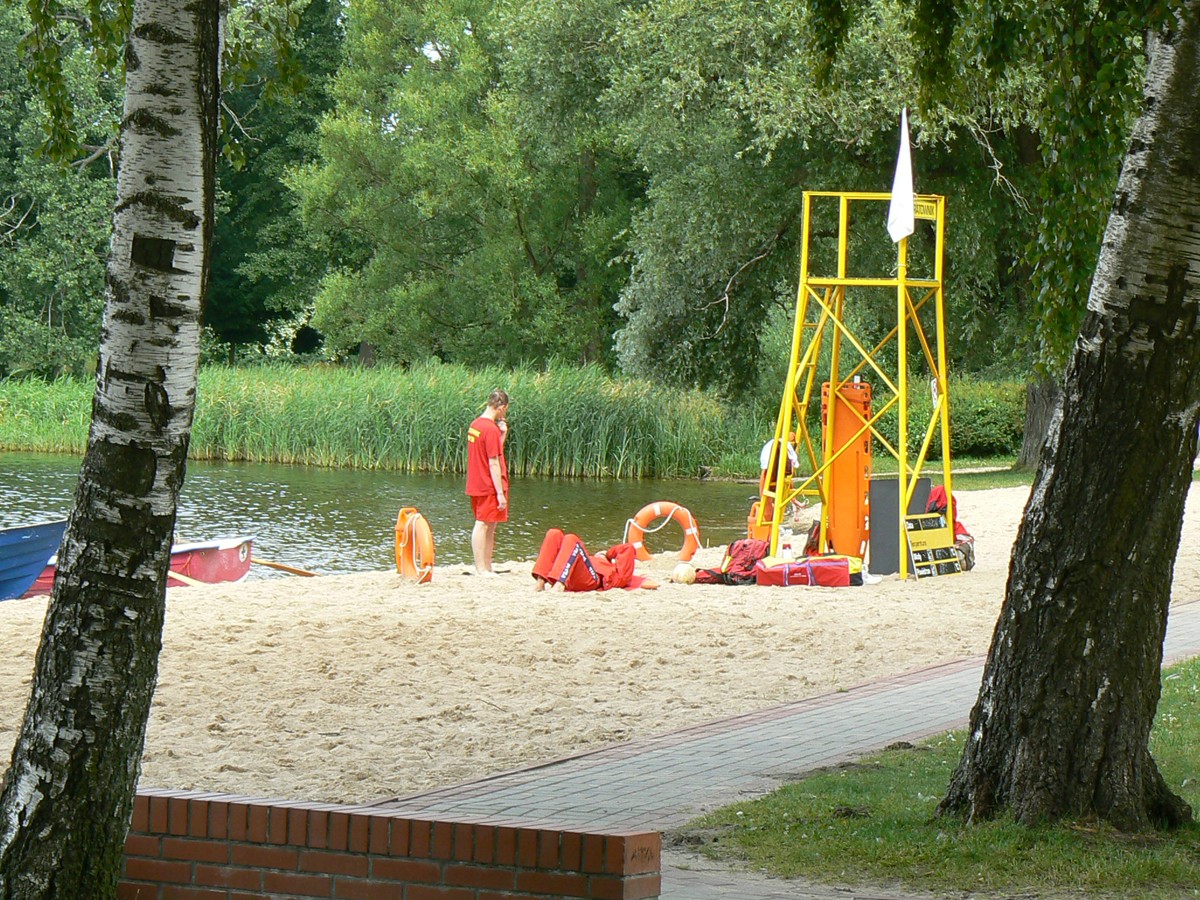 Plaża miejska i Mysia Wyspa czyste. Wojskowa do powtórki