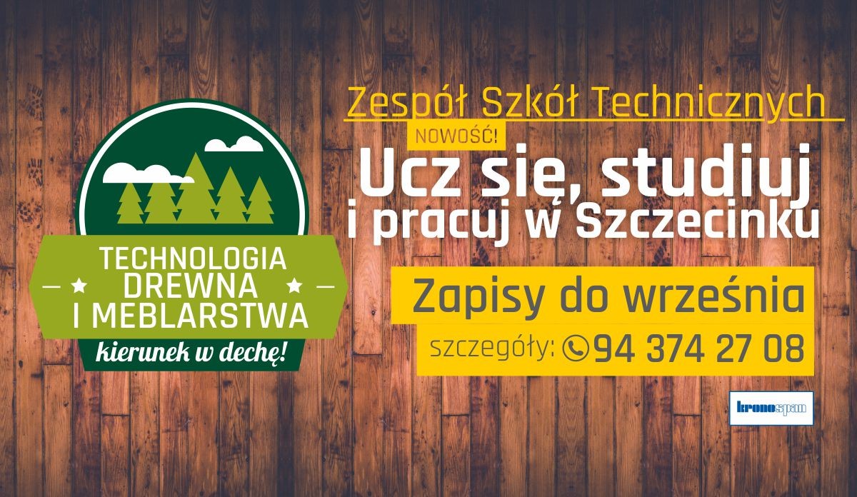Technologia drewna i meblarstwa - kierunek w dechę!