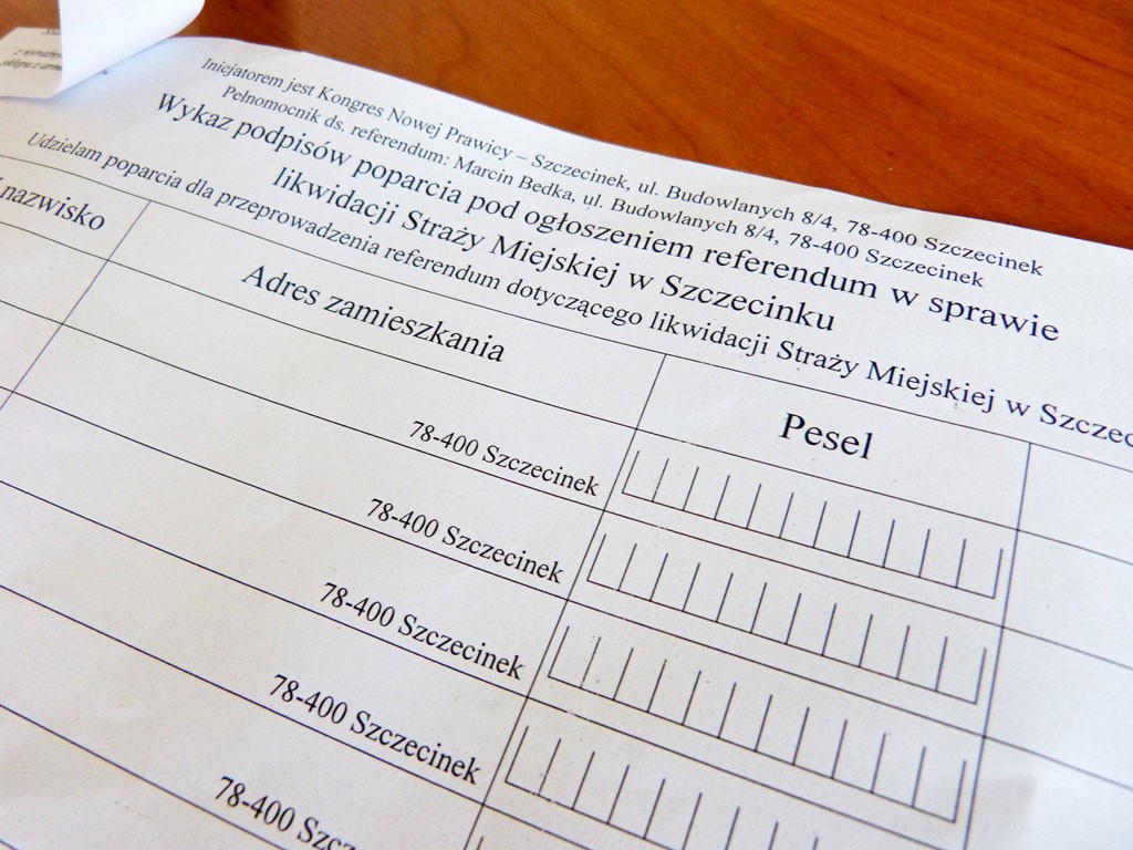 Odwoływać Straży Miejskiej już nie będą. Za małe zainteresowanie