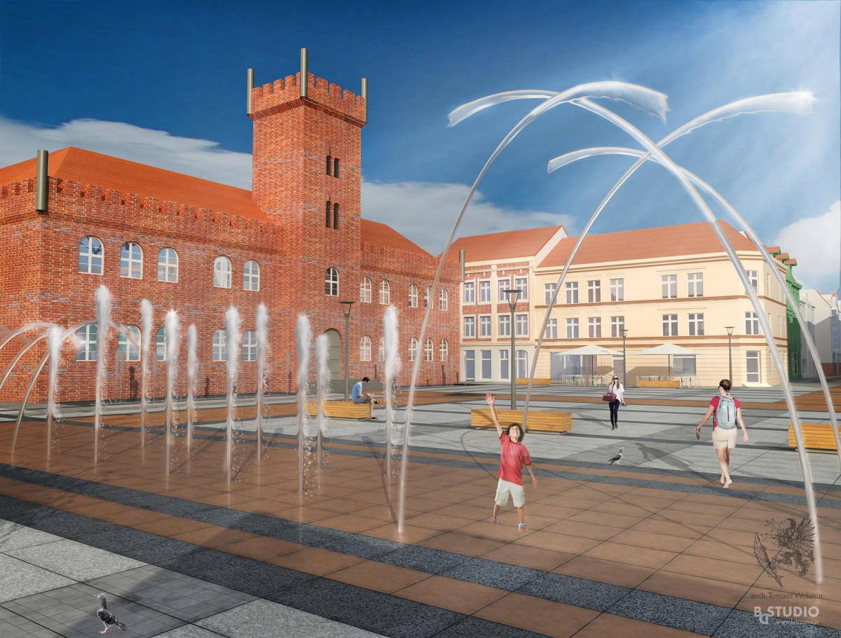 Nowy Plac Wolności. Zieleń, fontanny i dużo kolorowego światła