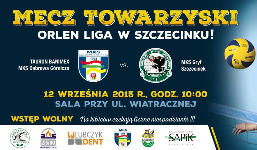 Mecz towarzyski Tauron Banimex - MKS Gryf