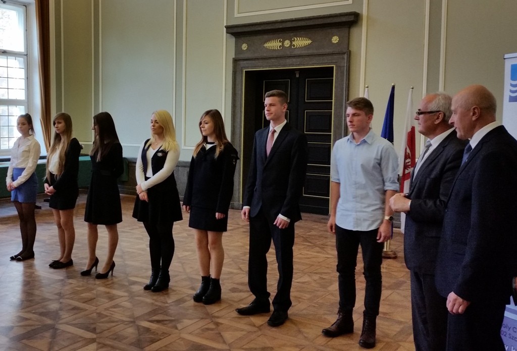 Olek Romanowski, uczeń ZSS STO, stypendystą premiera