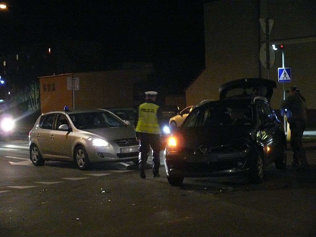 Kolizja na rondzie