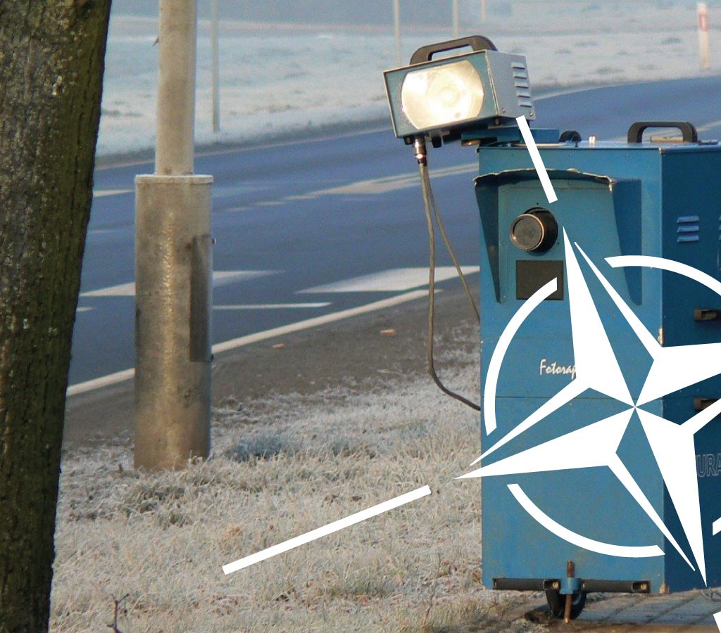 Szczecinecki fotoradar przeszkadza NATO