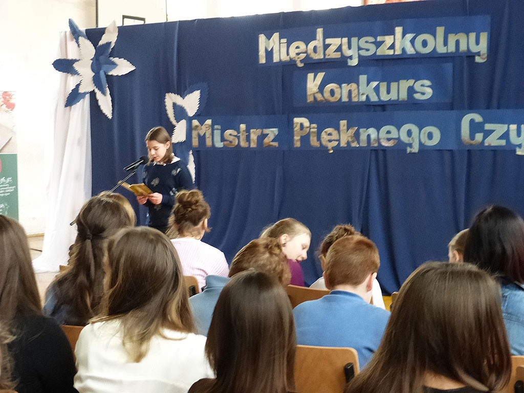 Mistrzowie pięknego czytania spotkali się w Gimnazjum Nr 1
