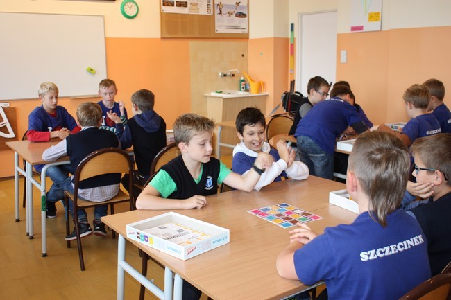 W SP7 bawili się matematyką