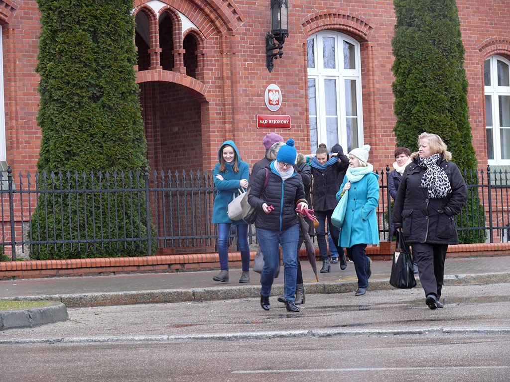 Ewakuacja Sądu Rejonowego w Szczecinku