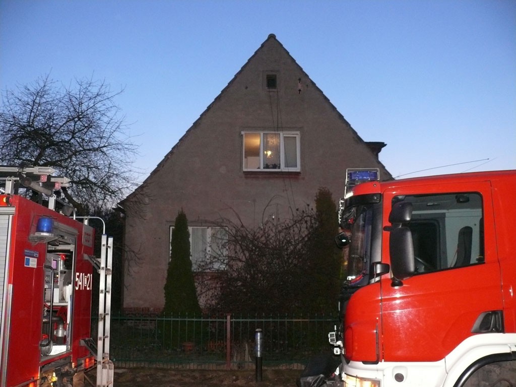 Dużo dymu na ul. Miłej