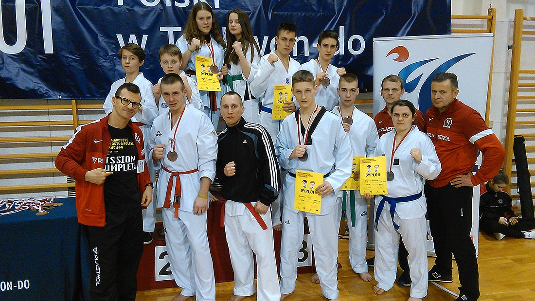 Medale taekwondeków w Wieliczce