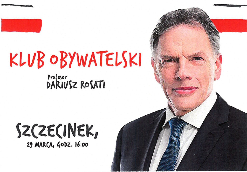 Dariusz Rosati w Szczecinku