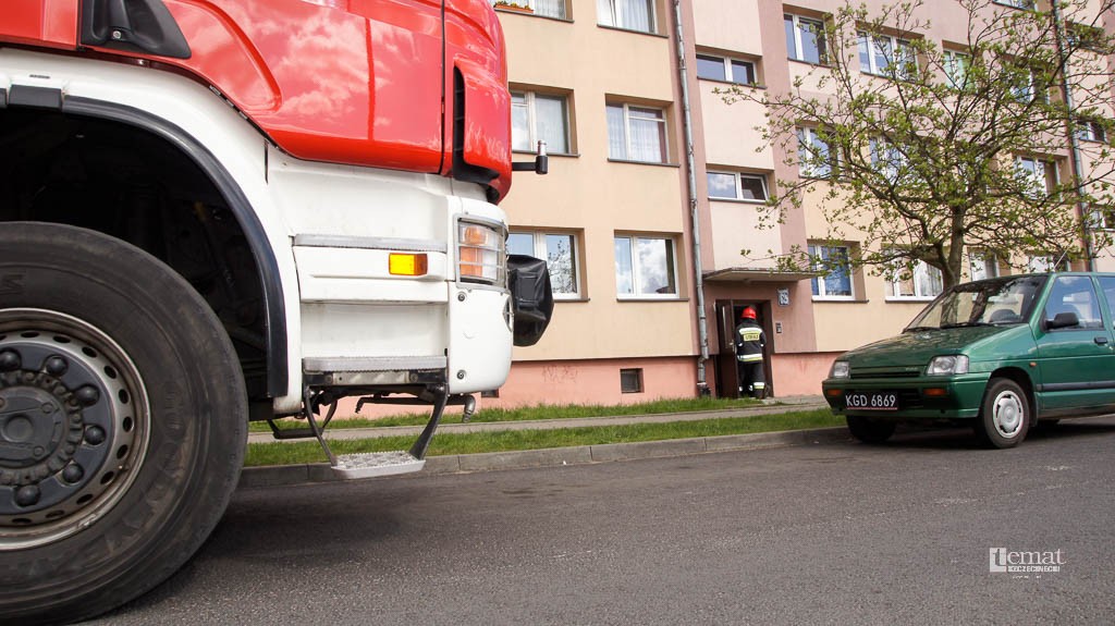 Alarm czadowy na Koszalińskiej