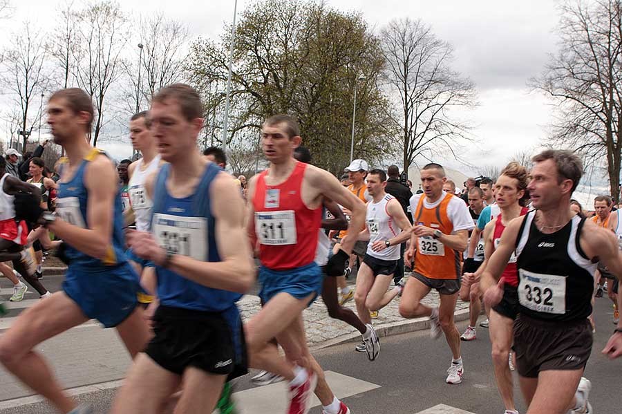 Bieg Osińskiego z burmistrzami Neustrelitz oraz Noyelles sous Lens
