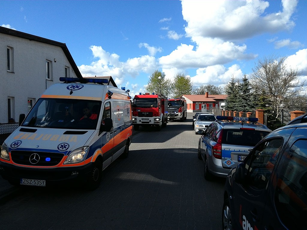 Sześciolatek na dachu przy ul. Słupskiej