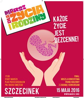 VI Marsz dla Życia i Rodziny w Szczecinku