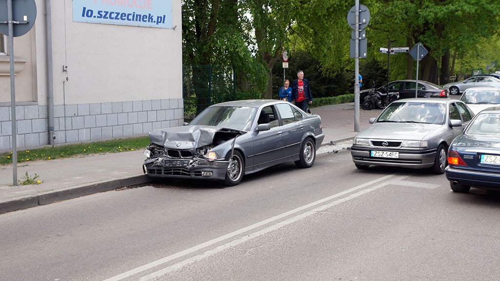 W citroena wjechało bmw